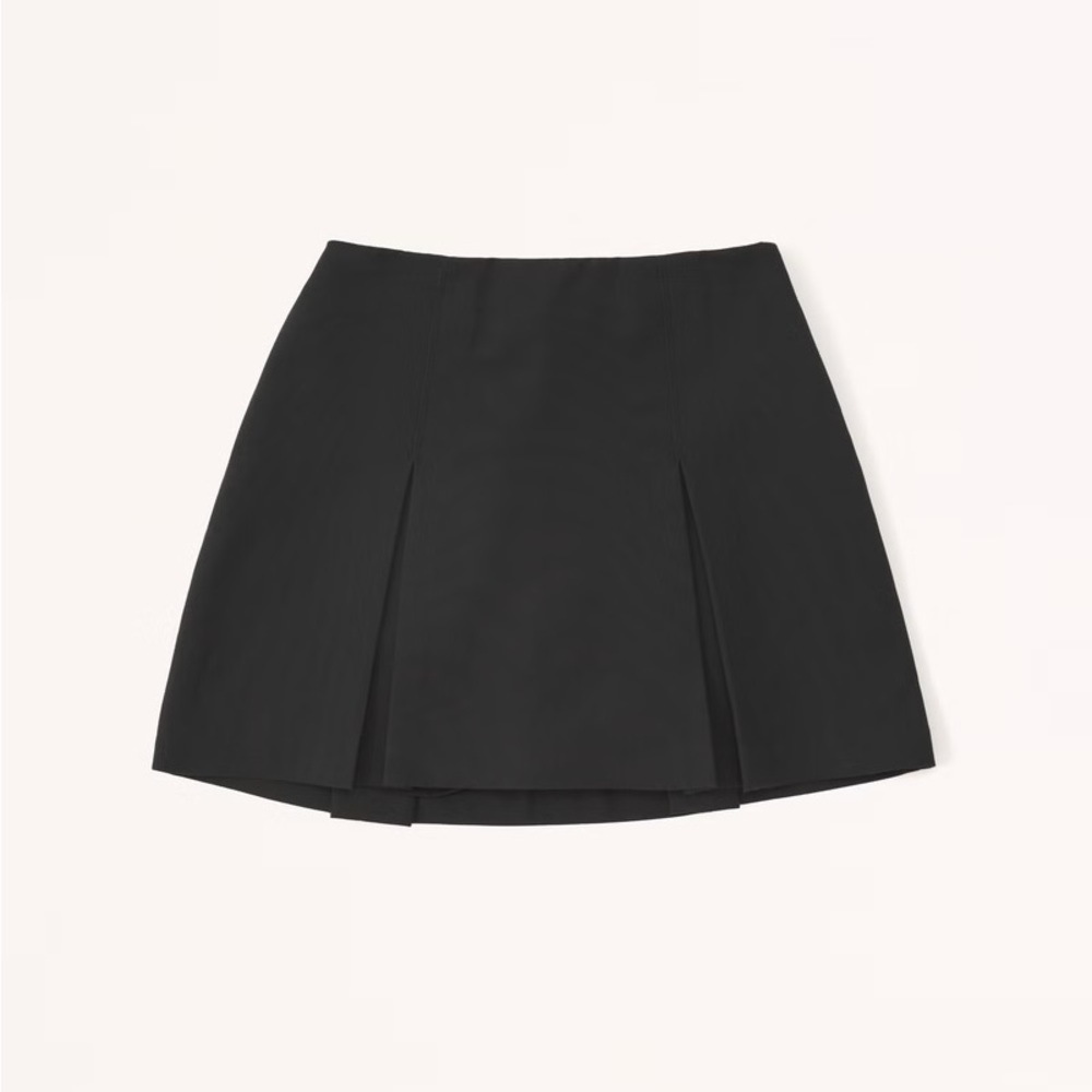 Pleated Menswear Mini Skort